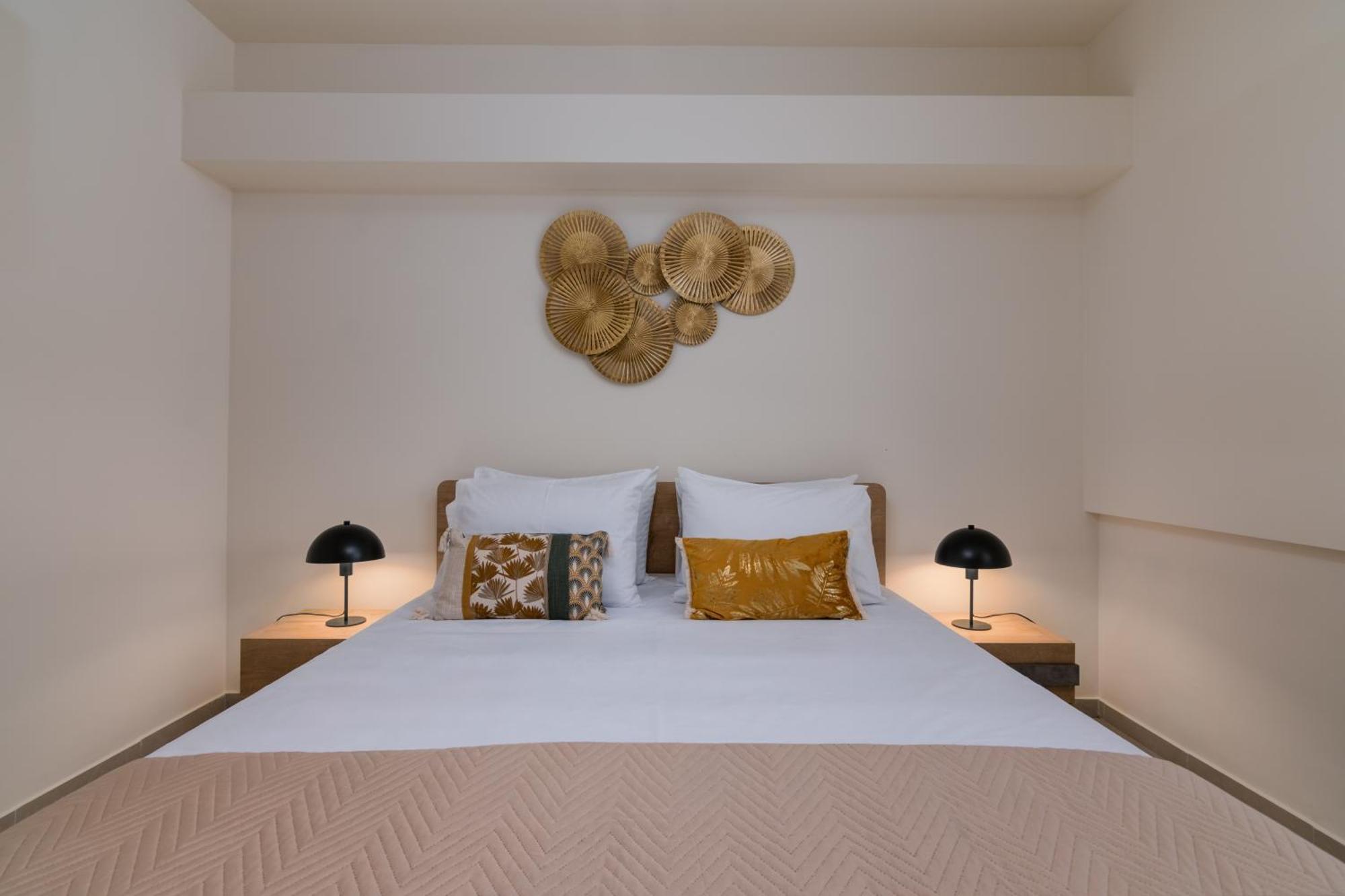 Oikies Luxury Apartments With Private Free Parking Area Agios Nikolaos Quarto foto